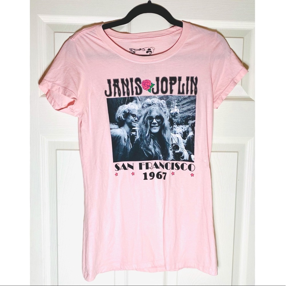 Vintage Janis Joplin San Francisco Pink T-shirt